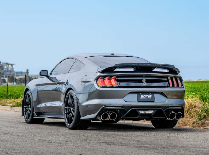 Borla — Borla 2020 Ford GT500 5.2L AT 3in ATAK CatBack Exhaust w/ Chrome Tips
Cat-Back System - view 2