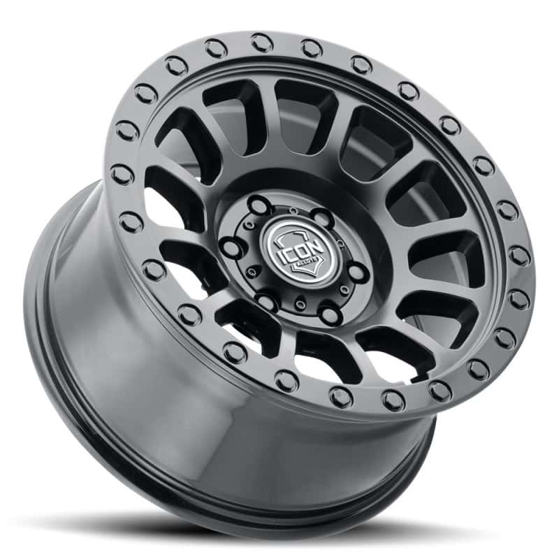 ICON — ICON Hulse 17 X 8.5 6 X 5.5 0mm Offset 4.75in BS Double Black
WHEEL - view 6