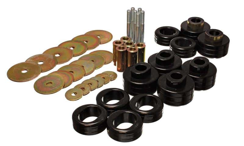 Energy Suspension — Energy Suspension Cab Mount Set - Std Cab - Black
BodyMntBshKt - view 1