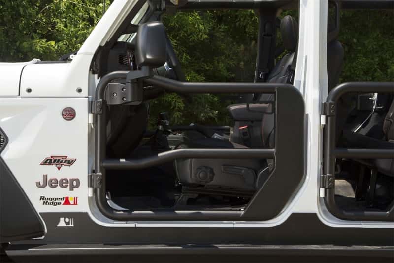 Rugged Ridge — Rugged Ridge Fortis Front Tube Doors with Mirrors 18-23 Jeep Wrangler JL/JT
OFFROAD_DOORS
Door - view 5