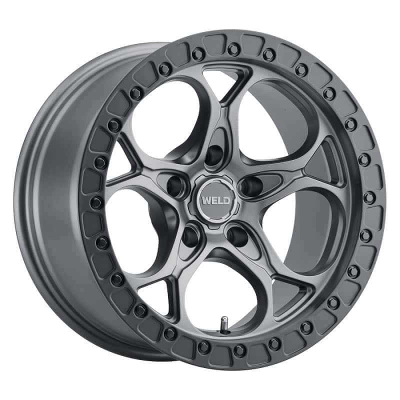 Weld — Weld Off-Road W107 17X9.0 Ledge 5X127 ET-12 BS4.50 Satin Gun Satin Black 71.5 - view 3