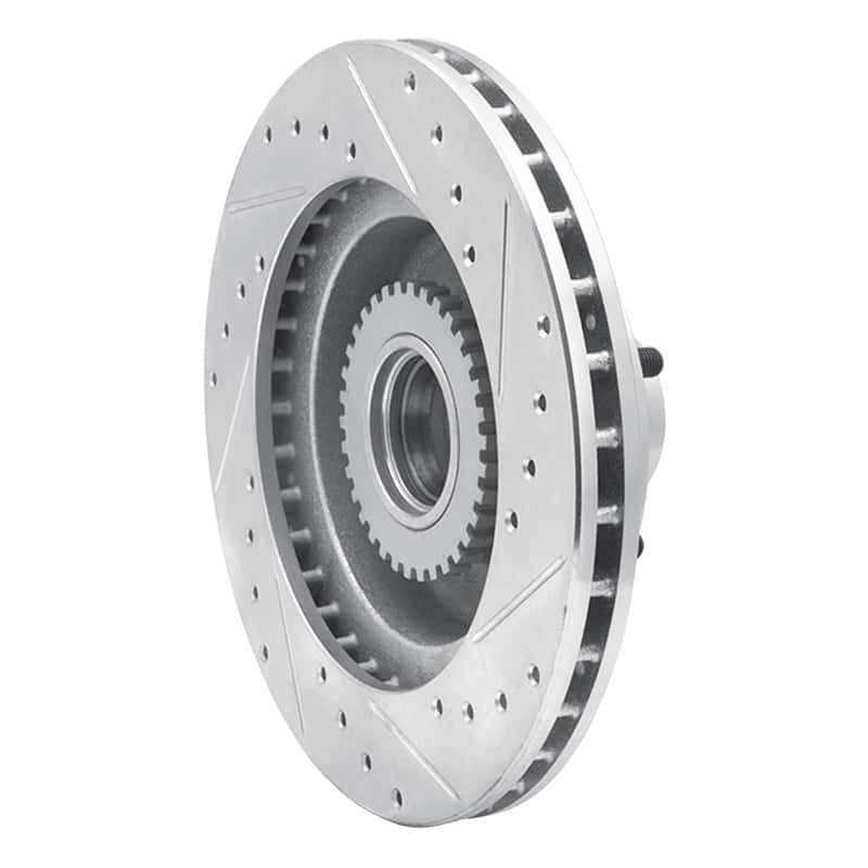 R1 Concepts — R1 1991-1996 Buick Roadmaster Front Left Drilled & Slotted Silver Brake Rotor
R1 Brake Rotor Drill - view 4