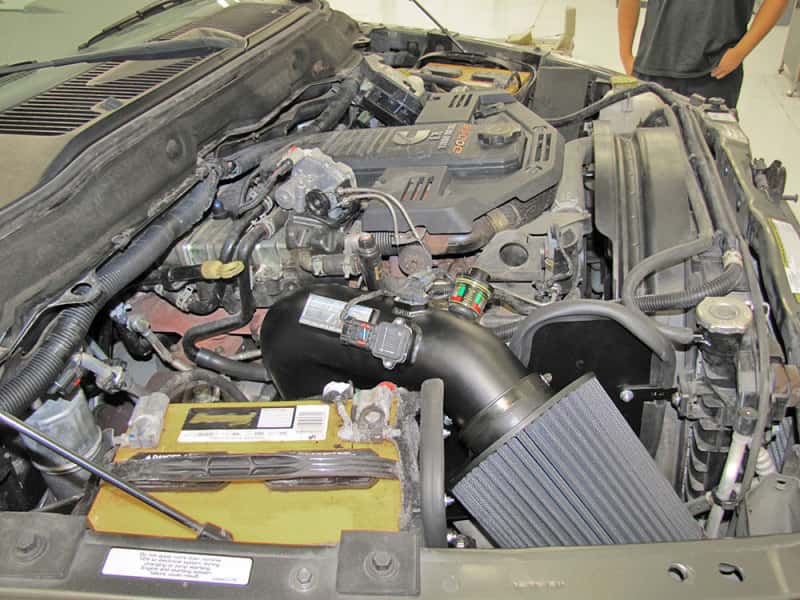 K&N Engineering — K&N 07-09 Dodge Ram Pickup 2500/3500 6.7L DSL Black Performance Intake Kit
Performance Air Inta
Air Intake System - view 7
