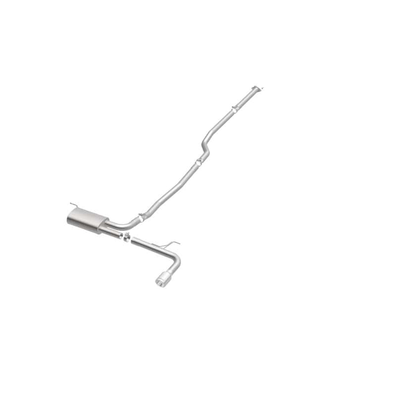 Magnaflow — MagnaFlow Cat Back, SS, 2.5in, Street, Single Straight Pass. Polished 4in Tip, 2015 Ford Fusion 2.5L
Cat-Back - view 24