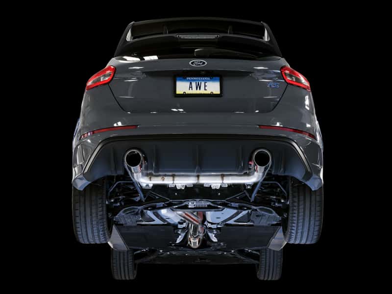 AWE Tuning — AWE Tuning Ford Focus RS Track Edition Cat-back Exhaust - Chrome Silver Tips
Track Exhaust - view 2