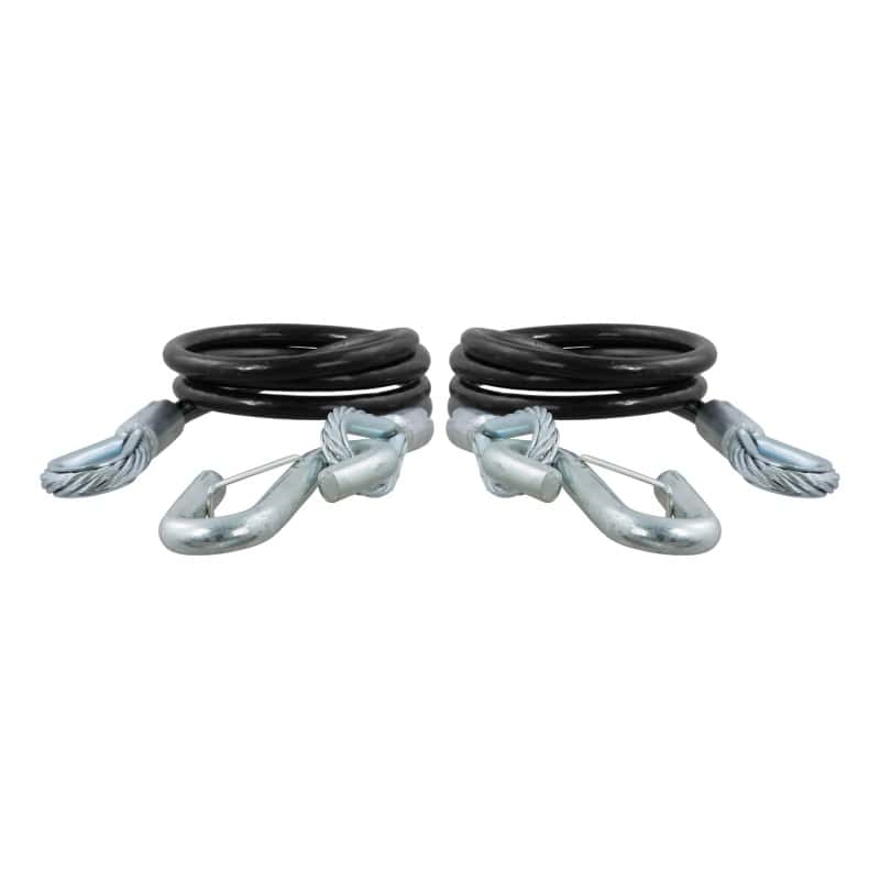 RockJock — RockJock Curt Towing Safety Cable Kit 44 1/2in Long w/ 2 Snap Hooks 5000lbs 2-Pack
Safety Cable - view 1