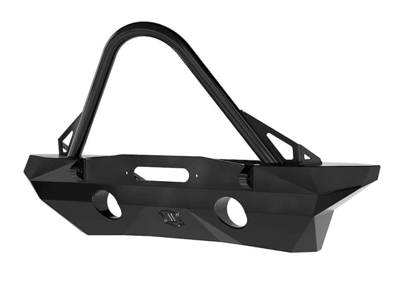 ICON — ICON 07-18 Jeep Wrangler JK Pro Series Mid Width Front Recessed Winch Bumper w/Stinger/Tabs
FRONT BUMPER - view 5
