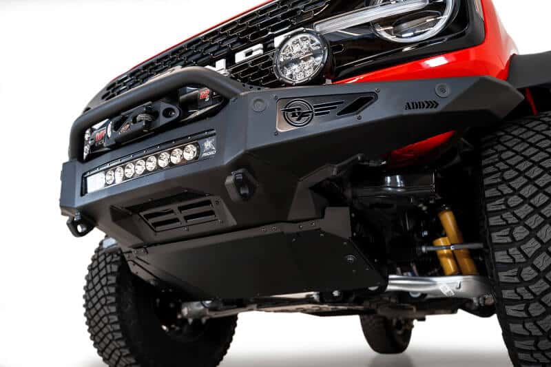 Addictive Desert Designs — Addictive Desert Designs 2021 Ford Bronco Rock Fighter Skid Plate (Use w/ Rock Fighter Front Bumper)
Accessory - view 11