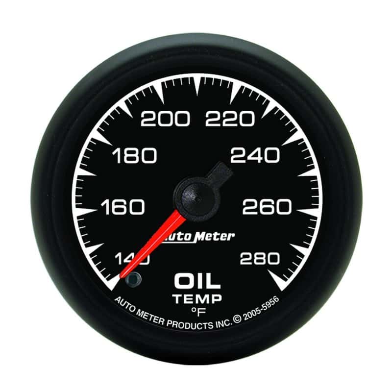 AutoMeter — Autometer ES 52.4mm 140-280 Degree F Oil Temperature Gauge
GA 2" OILT 280F S ES - view 1