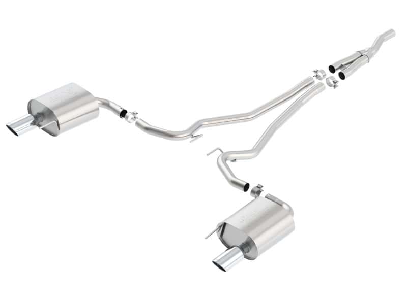 Borla — Borla Atak Cat Back 15-17 Ford Mustang 2.3L EcoBoost MT/AT 2.25in pipe 4in tip
Cat-Back System
ExhstSysKt - view 1