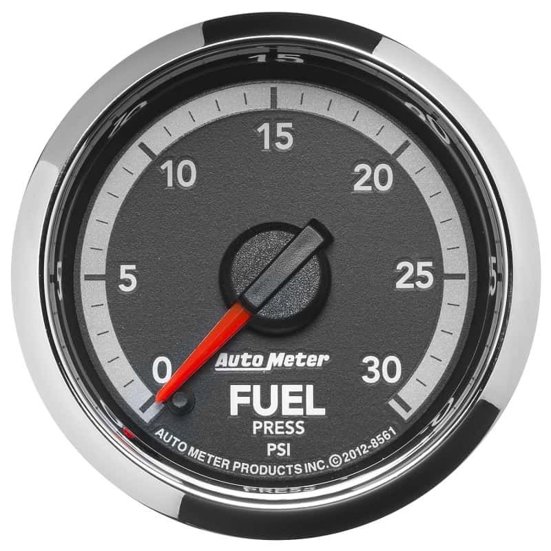 AutoMeter — Autometer Factory Match 52.4mm Full Sweep Electronic 0-30 PSI Fuel Pressure Gauge Dodge 4th Gen
2-1/16" FUEL PRESS, - view 1