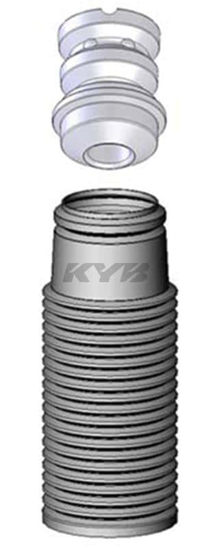 KYB — KYB Shocks & Struts Strut Boots Front HYUNDAI Excel 1990-94 HYUNDAI Scoupe 1991-95 MITSUBISHI Precis
Strut Boot - view 4