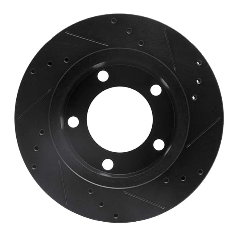 R1 Concepts — R1 76-93 Ford F-150 4WD Front Left Drilled & Slotted Black Brake Rotor
R1 Brake Rotor Drill - view 5