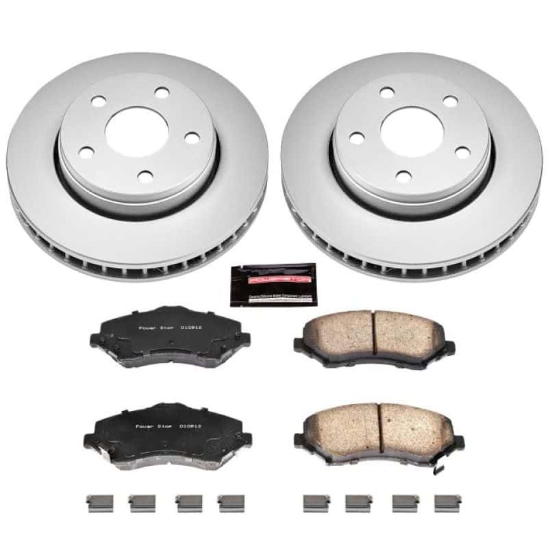 PowerStop — Power Stop 07-17 Jeep Wrangler Front Z17 Evolution Geomet Coated Brake Kit - view 1