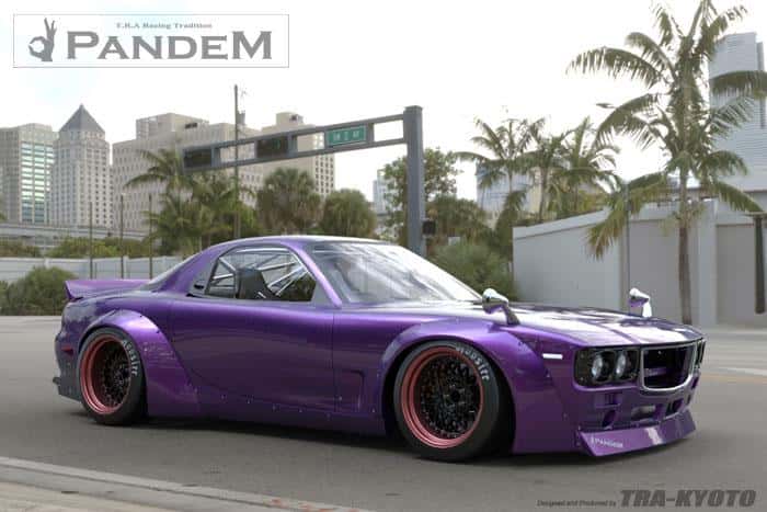 GReddy — GReddy Mazda RX-7 Pandem Wide Body Boss Front Bumper - view 2