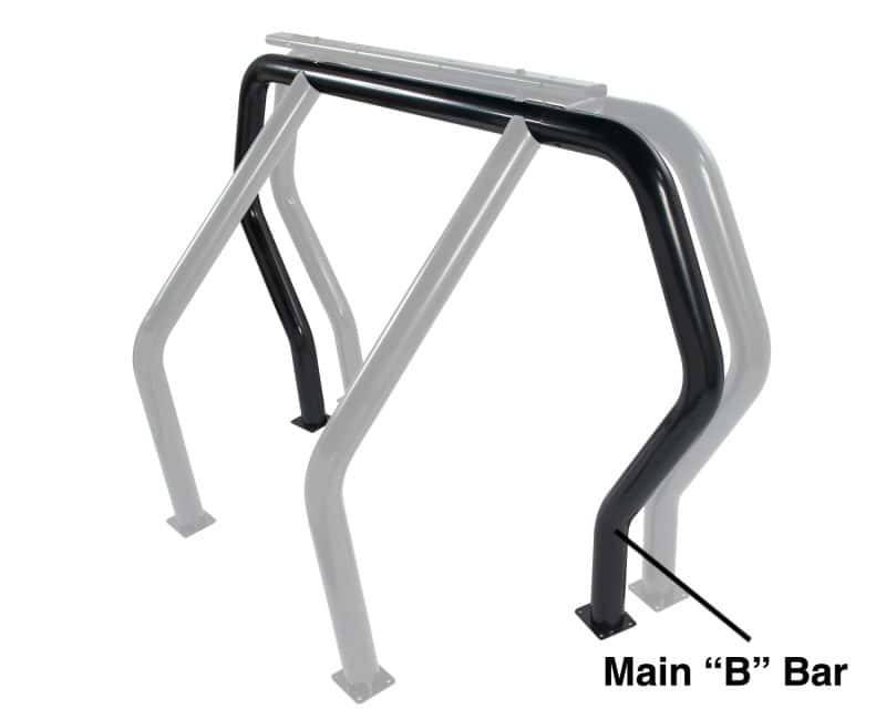 Go Rhino — Go Rhino RHINO Bed Bar - Rear Main B bar - Black
Classic Bed Bars - view 1