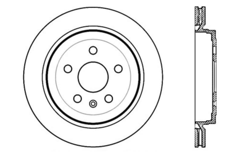 Stoptech — StopTech Slotted & Drilled Sport Brake Rotor
Slot/Drill Rotor - view 4