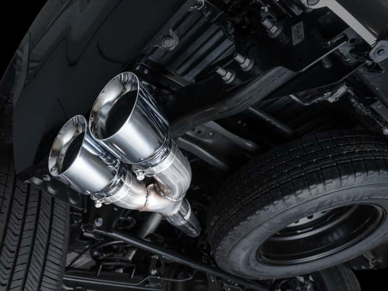 AWE Tuning — AWE 0FG Exhaust for 3rd Gen Toyota Tundra - Dual Chrome Silver Tips
0FG Catback - view 4