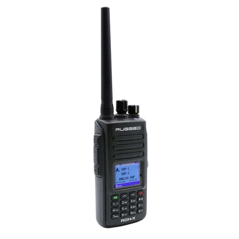 Rugged Radios — Rugged Radios WATERPROOF - Rugged RDH-X - Bus Band 2-Way Radio - Digital and Analog / Black - view 1