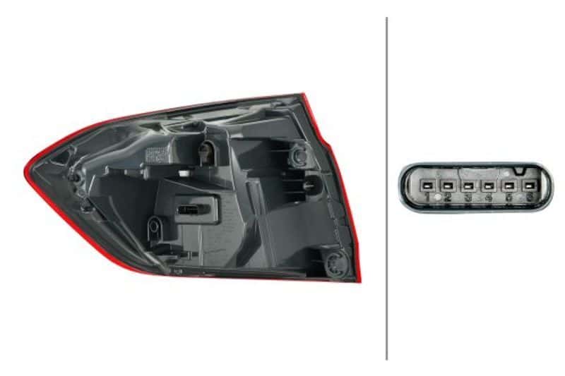 Hella — Hella 2014-2019 BMW 320i M3 Right Tail Light - view 2