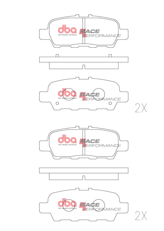 DBA — DBA 02-08 Nissan 350Z (Z33) Rear RP Performance Brake Pads
Brake Rotor - view 2