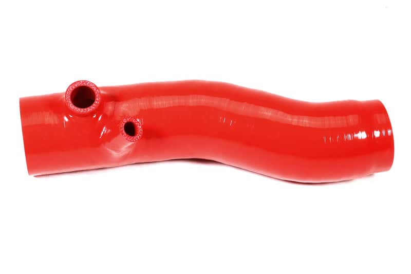 Perrin Performance — PERRIN 22-24 Subaru WRX / 20-25 LGT & OBXT Turbo Inlet Hose w/Turbo Adapter Flange (Long) - Red - view 4