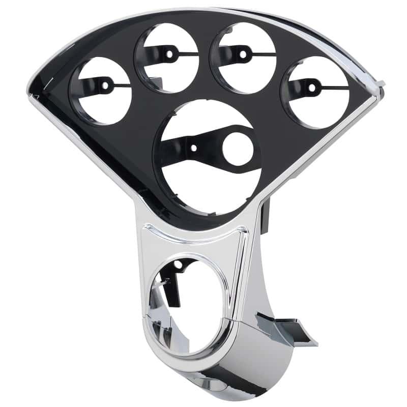 AutoMeter — Autometer 55-56 Chevy Cars 5-Gauge Dash Panel (Fits One 3-3/8in Tach & Four 2-1/16in Gauges)
DASH PANEL, 55-56 C - view 5