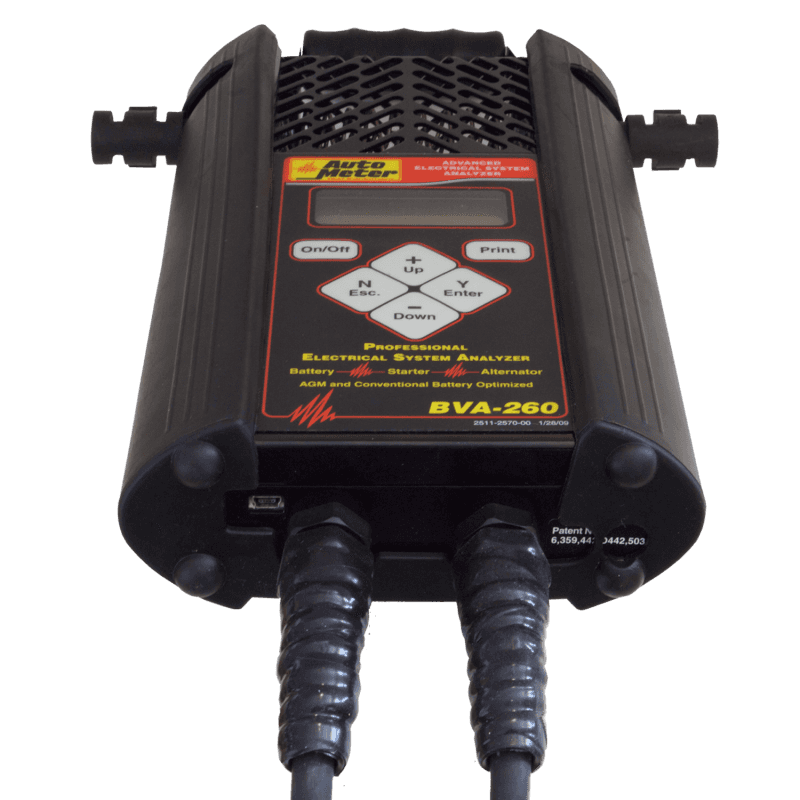 AutoMeter — Autometer Handheld Electrical System Analyzer w/120 Amp Load for 6V/12V Applications
HD TESTER 120A LOAD - view 13
