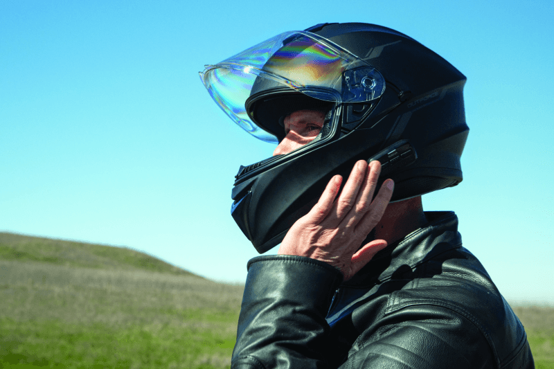 Sena Technologies — Sena Technologies Outforce Full Face Bluetooth Helmet Matte Black - Small - view 7