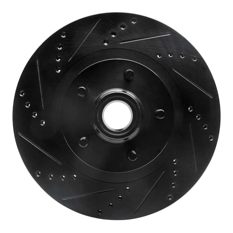 R1 Concepts — R1 01-05 Ford Explorer Sport Front Left Drilled & Slotted Black Brake Rotor
R1 Brake Rotor Drill - view 1