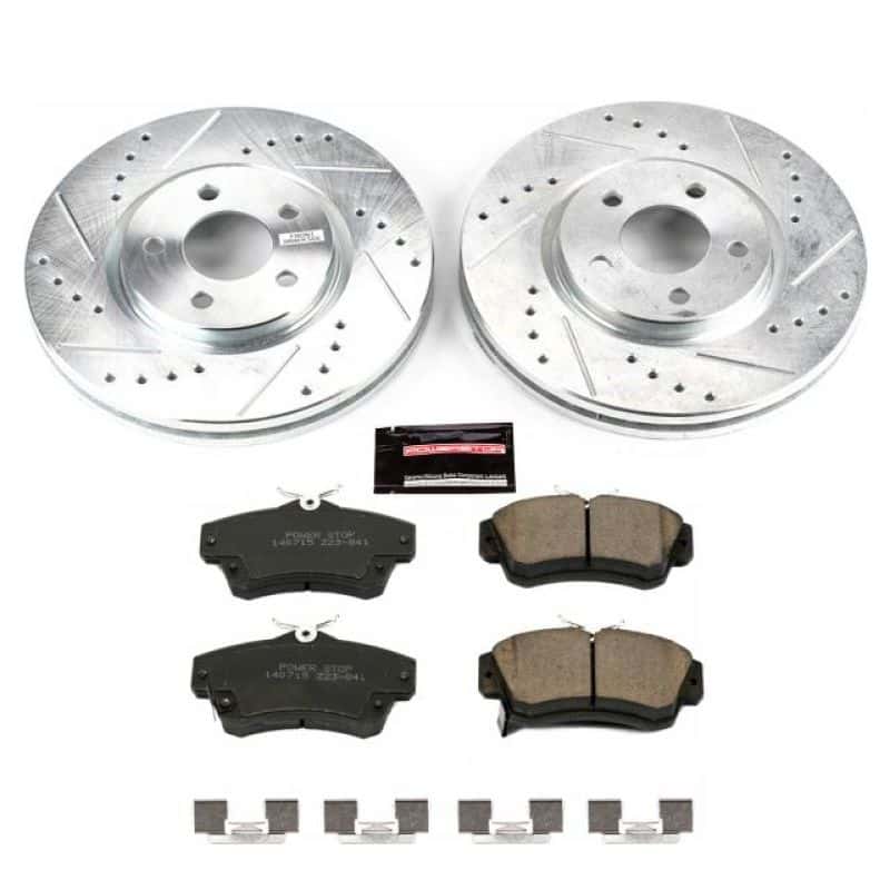PowerStop — Power Stop 03-09 Chrysler PT Cruiser Front Z23 Evolution Sport Brake Kit - view 1