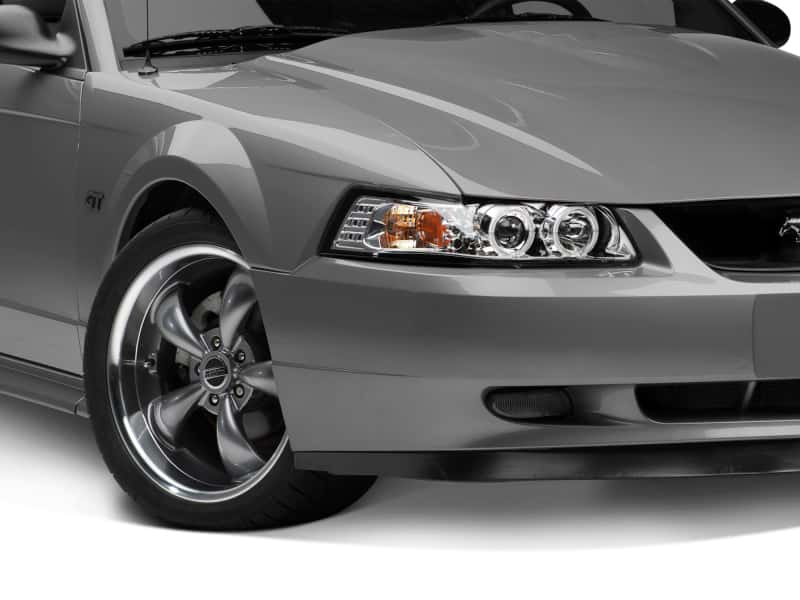 Raxiom — Raxiom 99-04 Ford Mustang Dual LED Halo Projector Headlights- Chrome Housing (Clear Lens)
Headlights - view 6