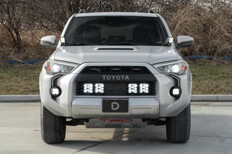 Diode Dynamics — Diode Dynamics 14-23 Toyota 4Runner SS5 Stealth Grille LED 4-Pod Kit Sport - White Combo - view 6
