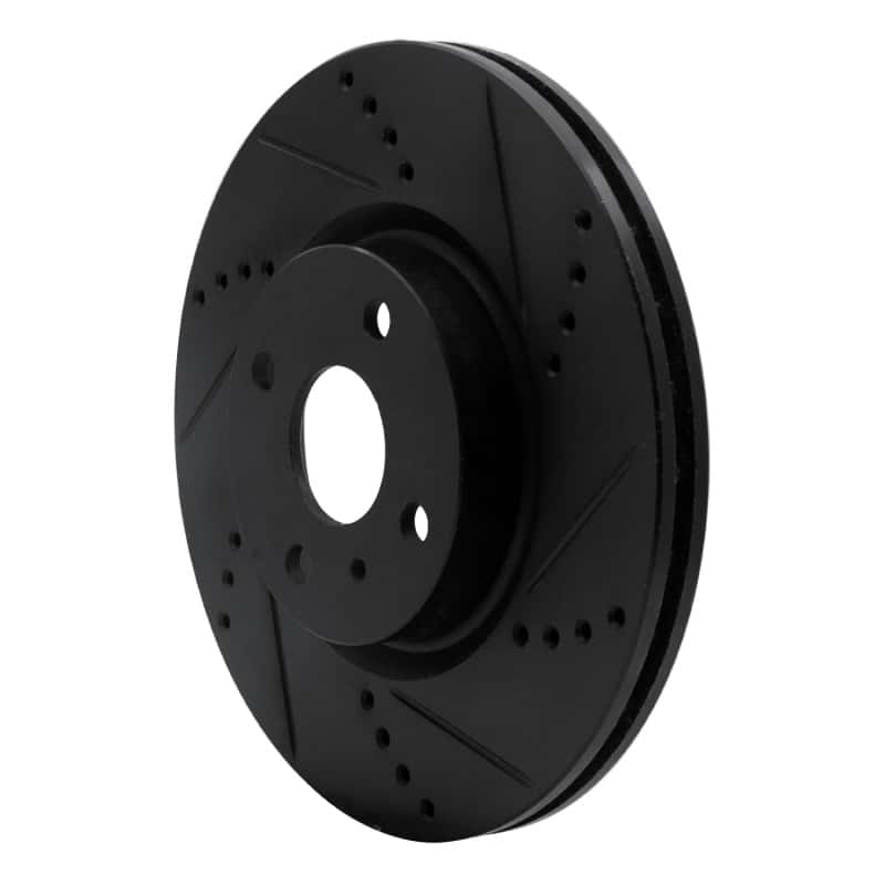 R1 Concepts — R1 2016-2025 Fiat 124 Spider Front Right Drilled & Slotted Black Brake Rotor
R1 Brake Rotor Drill - view 2