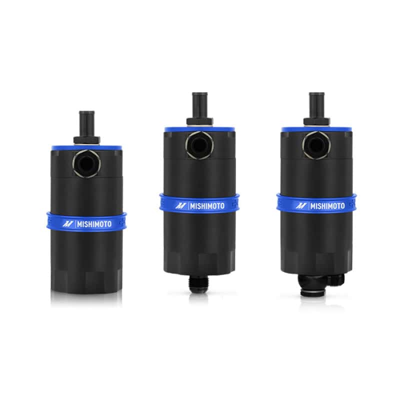 Mishimoto — Mishimoto Universal Baffled Oil Catch Can - Blue - view 15