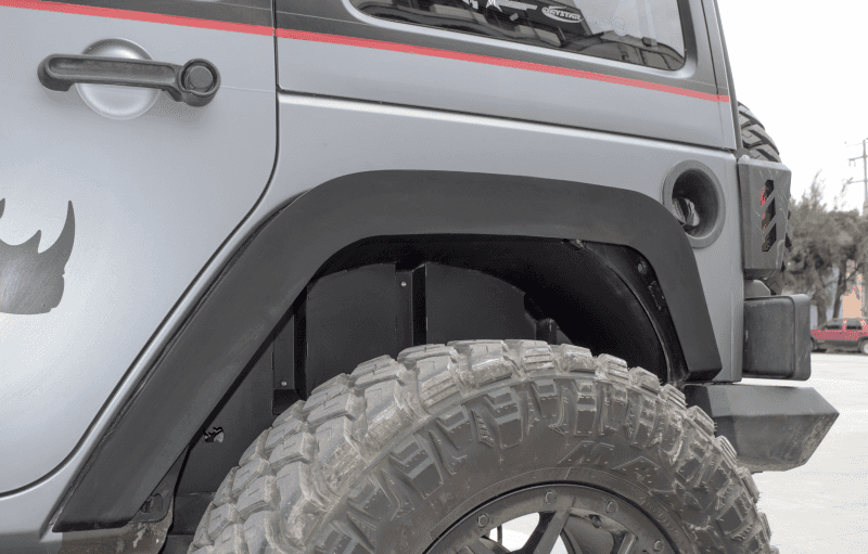 Go Rhino — Go Rhino 07-18 Jeep Wrangler JK/JKU Rear Fender Liners
JK Wheel Well Liners - view 1