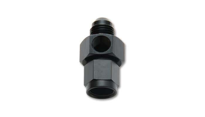 Vibrant — Vibrant -10AN Male to -10AN Female Union Adapter Fitting with 1/8in NPT Port
10M/FUnion1/8"NPTPrt
-10ANMal/Fem1/8"Port
AN Fitting - view 4