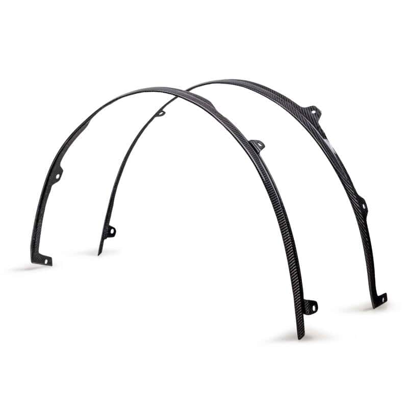 Anderson Composites — Anderson Composites 2024 Ford Mustang Dark Horse Carbon Fiber Fender Extension - view 2