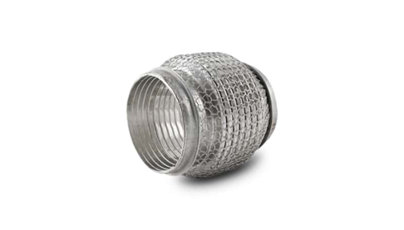 Vibrant — Vibrant SS Flex Coupling with Interlock Liner and Mesh Braid 3in inlet/outlet x 4in long
3x4"Flex w/Liner&Brd
ExhstFlexPipe - view 2