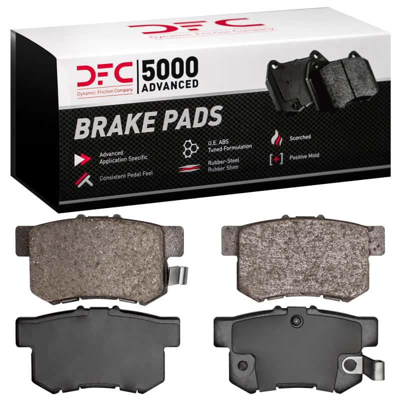 DFC — DFC 87-22 Acura Integra Rear 5000 Advanced Ceramic Brake Pads
DFC Brake Pad Set - view 1