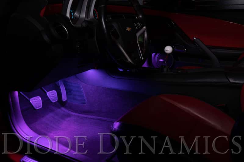 Diode Dynamics — Diode Dynamics RGBW Footwell Strip Kit 2pc Multicolor - view 2