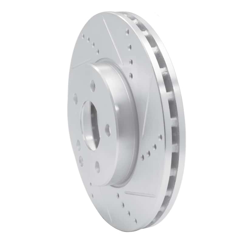 R1 Concepts — R1 03-09 Mercedes-Benz E350 Front Right Drilled & Slotted Silver Brake Rotor
R1 Brake Rotor Drill - view 2