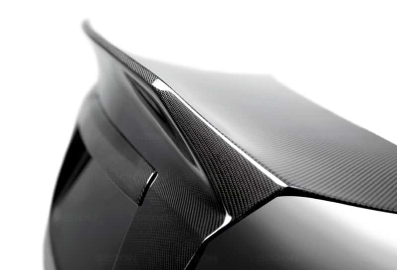 Seibon — Seibon 08-14 Subaru Impreza WRX/STi 4dr C-style Carbon Fiber Trunk Lid - view 16