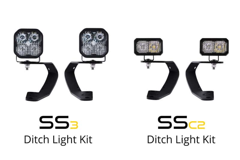 Diode Dynamics — Diode Dynamics 10-21 Toyota 4Runner Stage Series 2in LED Ditch Light Kit Sport - White Combo - view 7