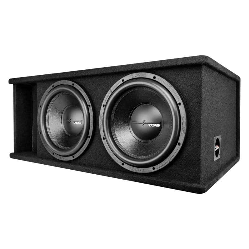 DS18 — DS18 Dual 12in Loaded 1500 Watts RMS 2x ZR12.4D Ported Enclosure w/ Subwoofer - view 5
