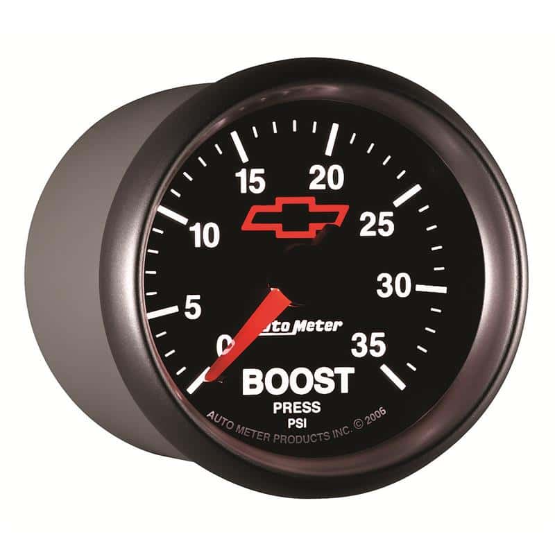 AutoMeter — Autometer GM Bowtie Black 2-1/16 Fuel Level, 0-90 , Air-Core 8-18V
2-1/16" FUEL LEVEL, - view 7