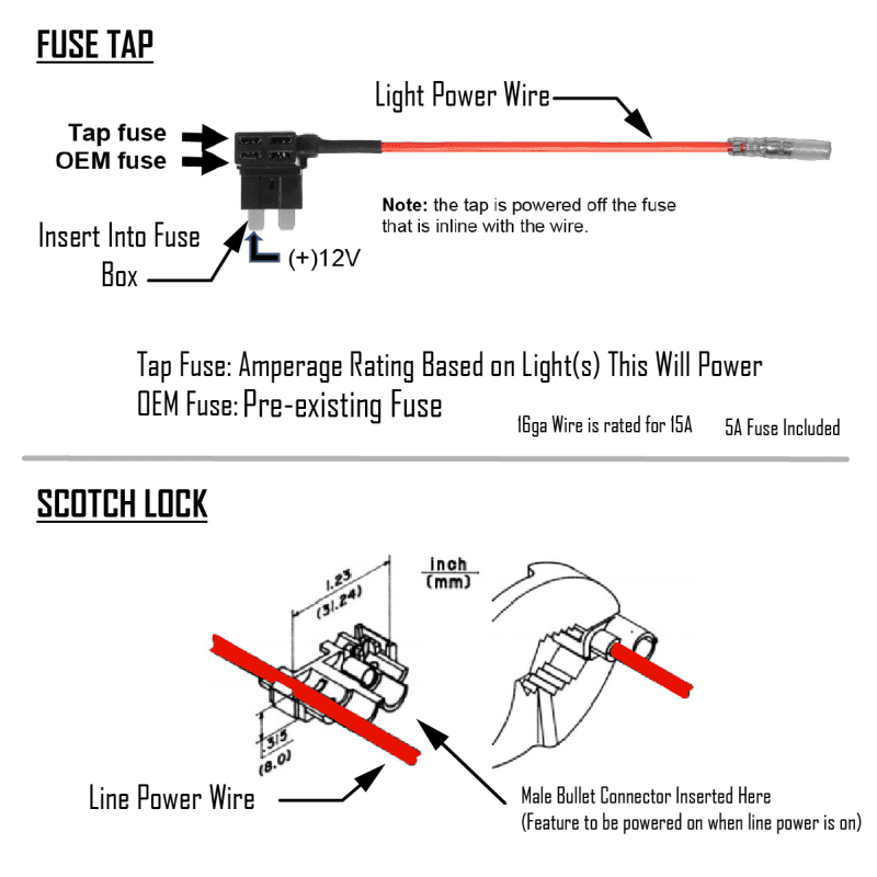 Baja Designs — Baja Designs Wiring Harness Fuse Tap Kit - view 2