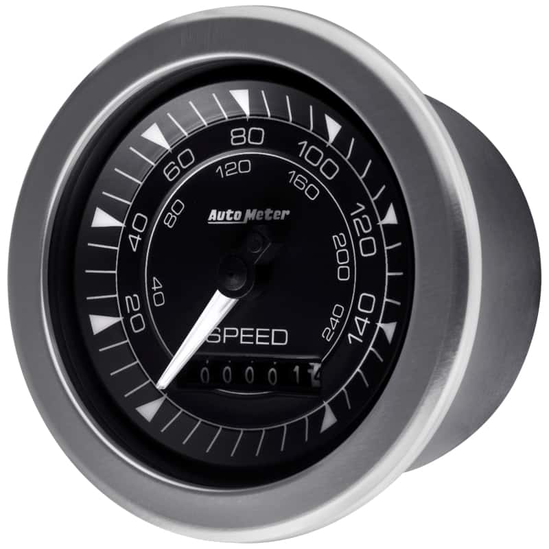 AutoMeter — Autometer Chrono 3-3/8in 160MPH Electric Programmable Speedometer Gauge
3.4" SPD 160MPH E CH - view 8