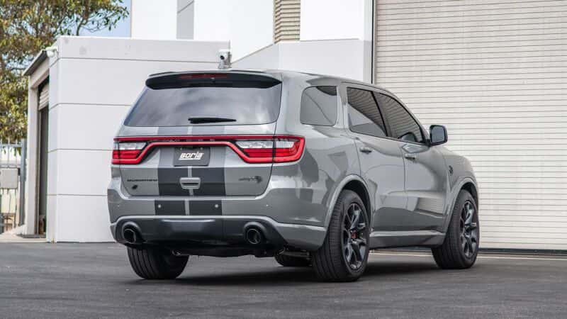Borla — Borla 2021+ Dodge Durango SRT Hellcat 6.2L V8 AWD S-Type Cat-Back Exhaust System - Black Chrome Tips
Cat-Back System - view 3