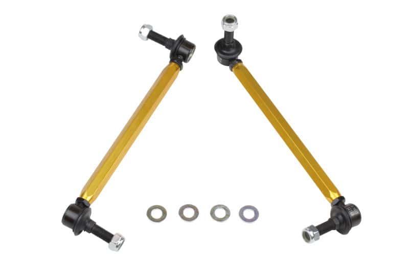 Whiteline — Whiteline 05+ Mustang Coupe 8cyl (Inc Shelby GT/ GT500) Front Swaybar Link Kit H/Duty Adj Steel Ball
Link Kit - view 1